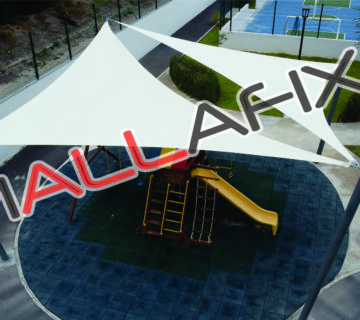 Toldo velñaria Mallafix para juegos infantiles 01